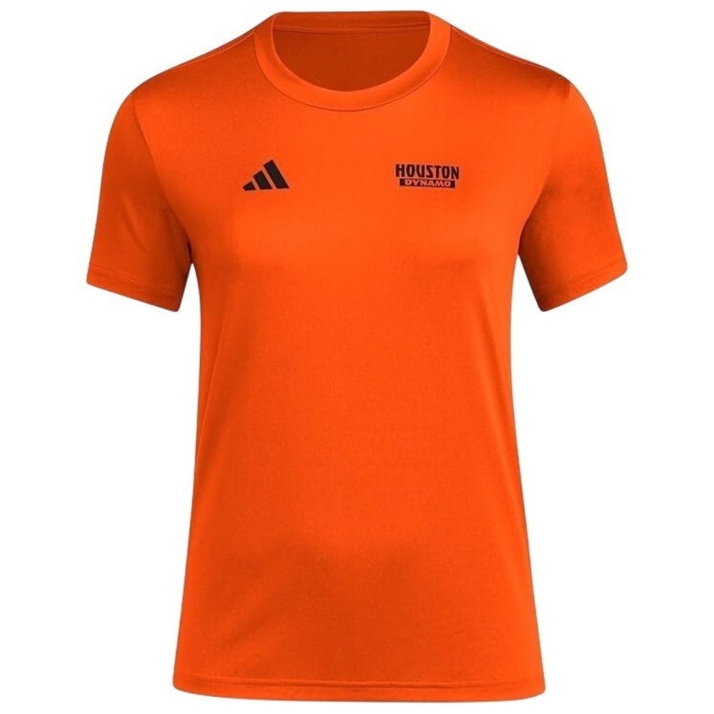 Houston Dynamo FC Adidas Warp Pre-Game Jersey Women's Short Sleeve - Medium